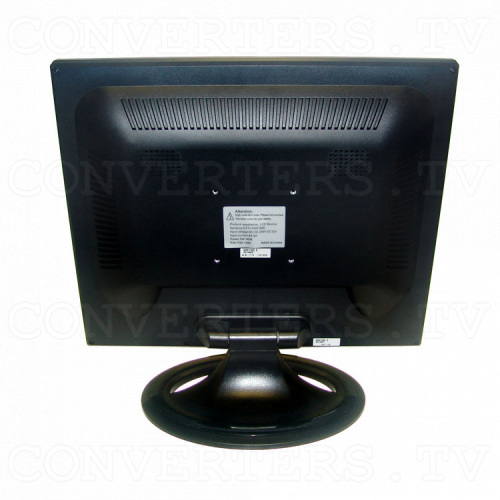 17 inch CGA EGA VGA LCD Desktop Monitor - Multi-Frequency - Back View