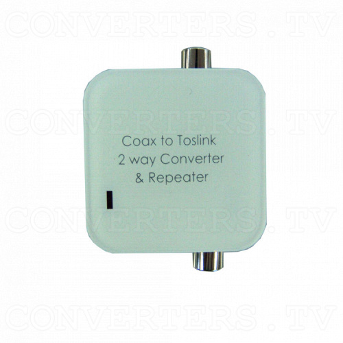 CO-AX Toslink 2 Way Converter Top View