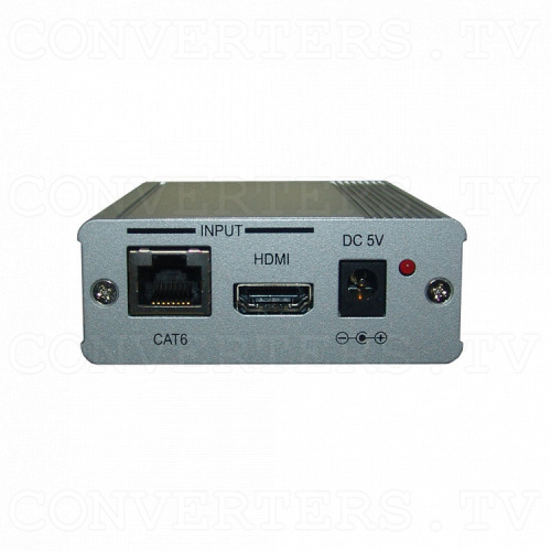 HDMI/CAT6 to Single CAT6 Extender Front View