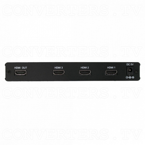 HDMI Switch 3 input - 1 output Back View