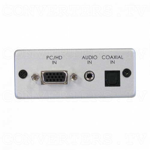 PC / Component Video Transmitter over Cat5 Cable - 50m to 100m Front View