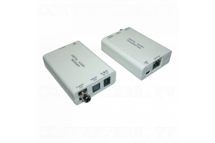 Digital Audio Transmitter and Receiver over CAT5/6 Cable 150m